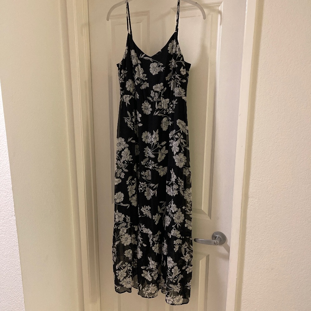 J. Crew Mercantile Daisy Floral Tiered Maxi Dress